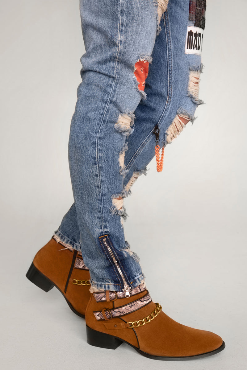 SCHLANGENSCHNALLEN-TABAKSTIEFEL