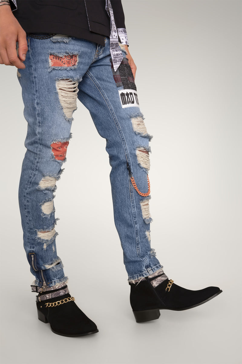 SCHLANGENSCHNALLE SCHWARZE STIEFEL