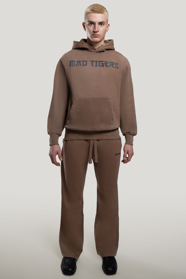 Vintage Hoodie- Brown