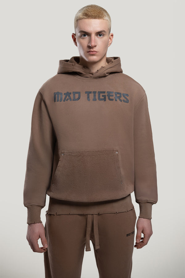 Vintage Hoodie- Brown