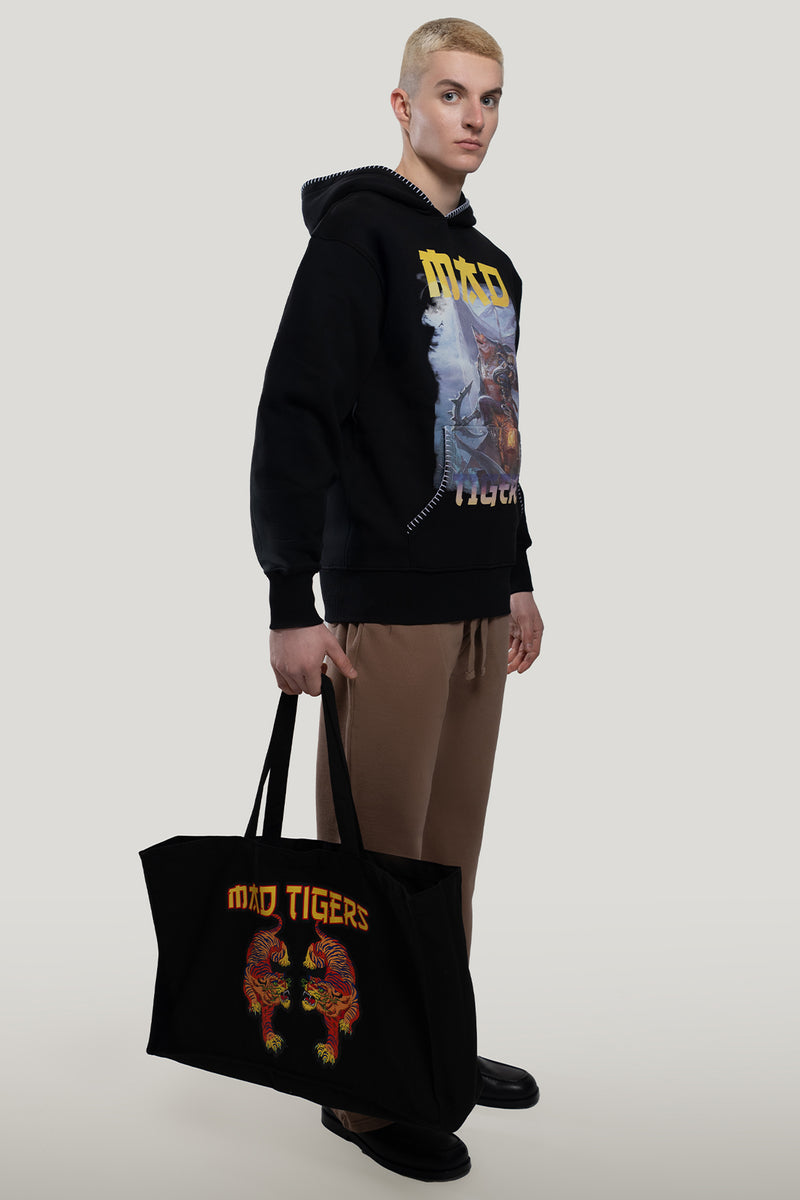 Dark Oceans Hoodie- Black