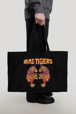 Tote Bag- 2 Tigers- Black