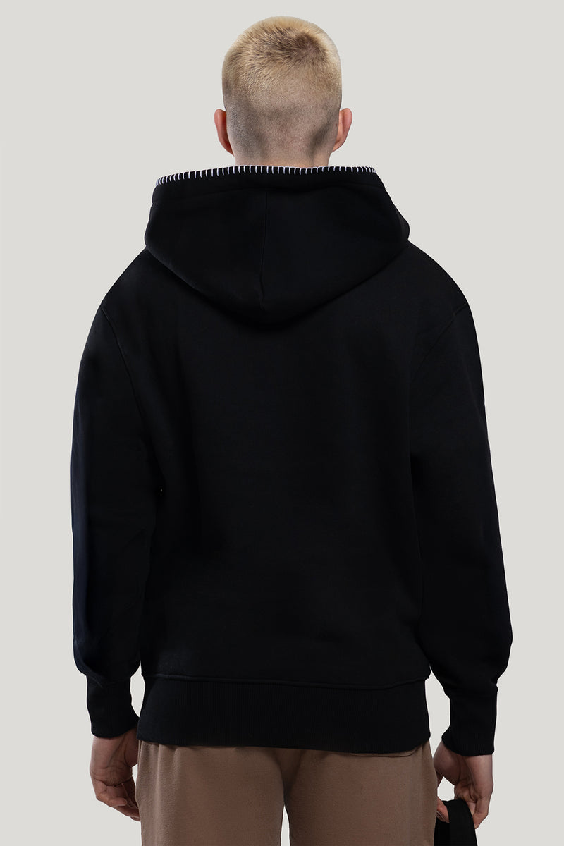 Dark Oceans Hoodie- Black