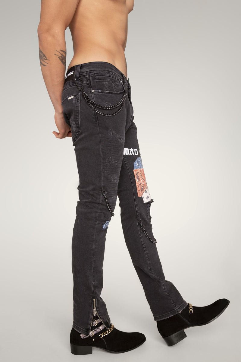 VINTAGE BANDANA ARTPATCH JEAN