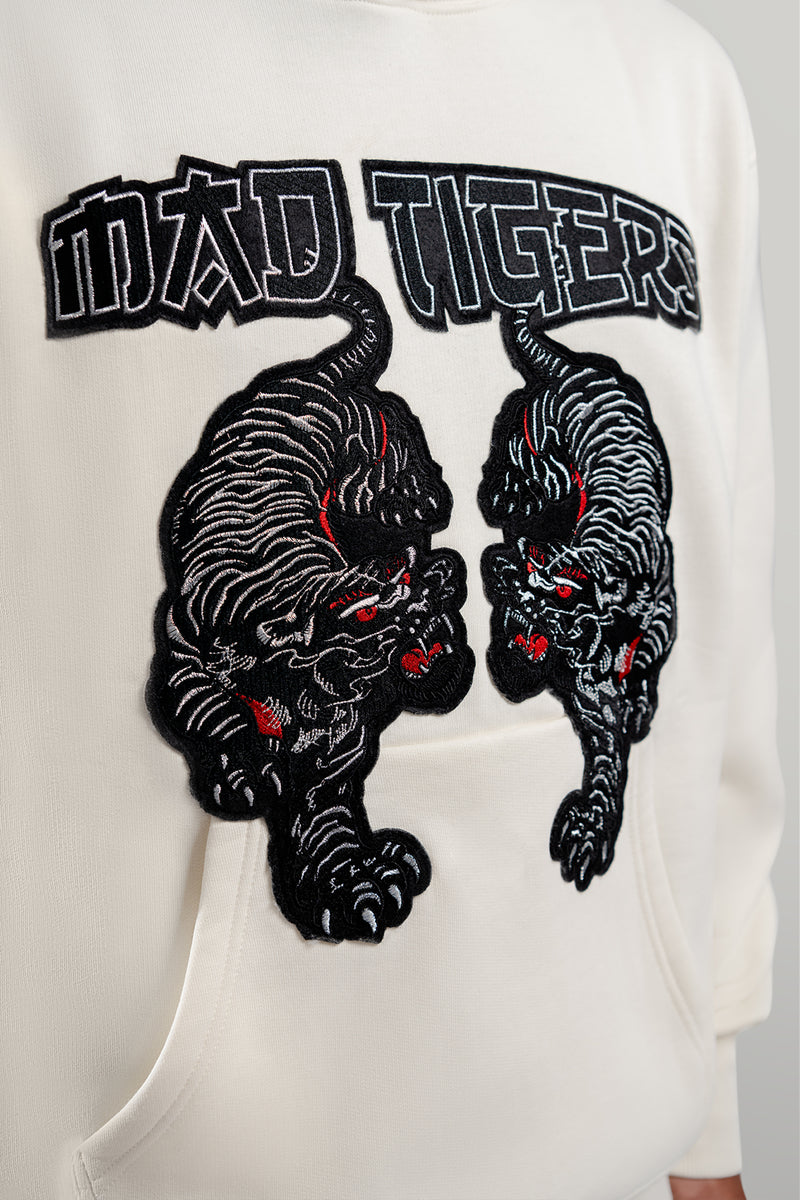 Black Tigers Hoodie-off White