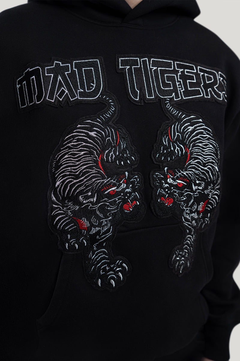 Black Tigers Hoodie- Jet Black