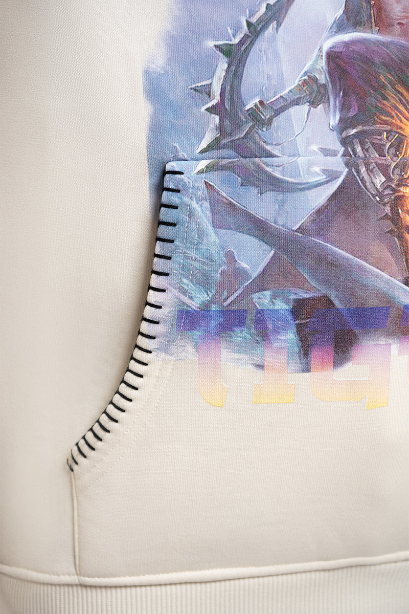 Dark Oceans Hoodie- Creme