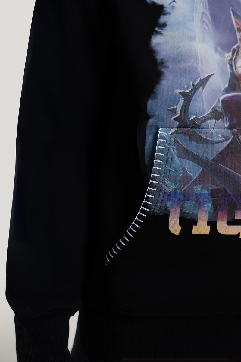 Dark Oceans Hoodie- Black