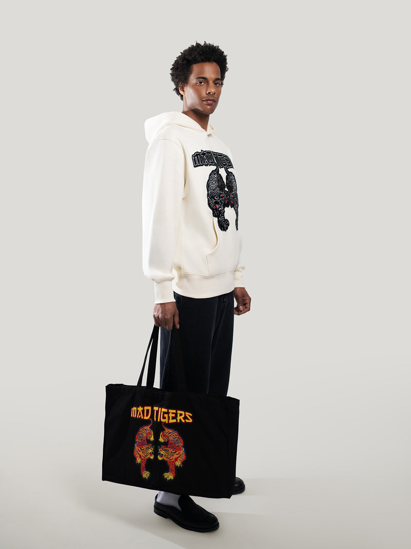 Black Tigers Hoodie-off White
