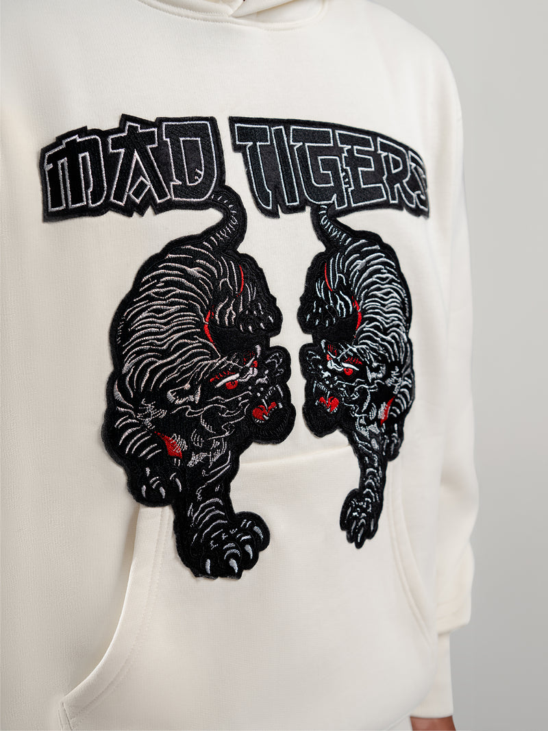 Black Tigers Hoodie-off White