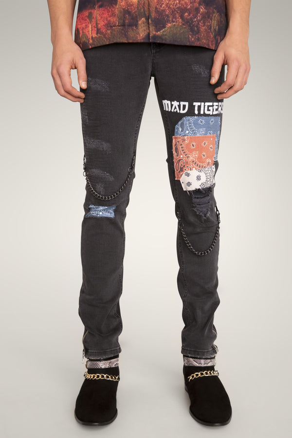 VINTAGE BANDANA ARTPATCH JEAN