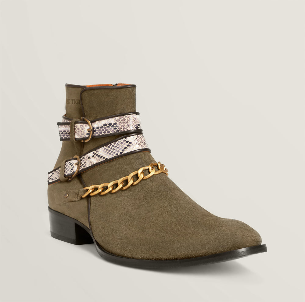 【AAKE】SUEDE BUCKLE BOOTS 13-06-