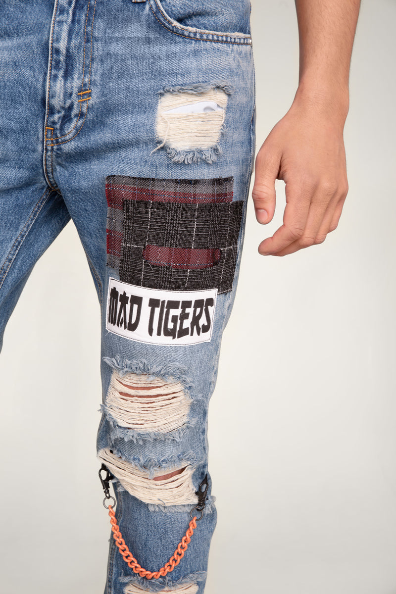 Che Chain CHE-CHAINS ARTPATCH JEAN – MAD TIGERS